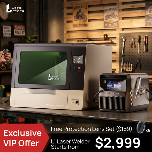 LaserCyber World's 1st AI Vision Laser Welder with CNC Integration Deposit Reservation