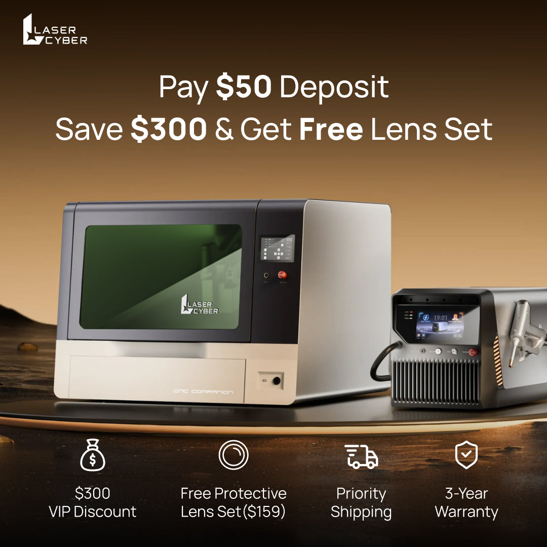 LaserCyber World's first AI Vision Laser Welder with CNC Integration Deposit Reservation