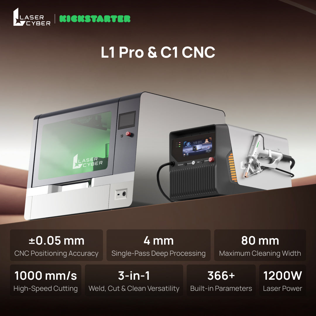 LaserCyber World's 1st AI Vision Laser Welder with CNC Integration Deposit Reservation