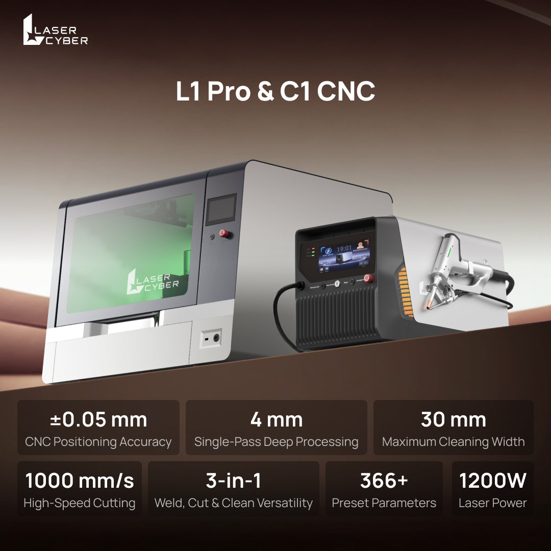 LaserCyber World's first AI Vision Laser Welder with CNC Integration Deposit Reservation