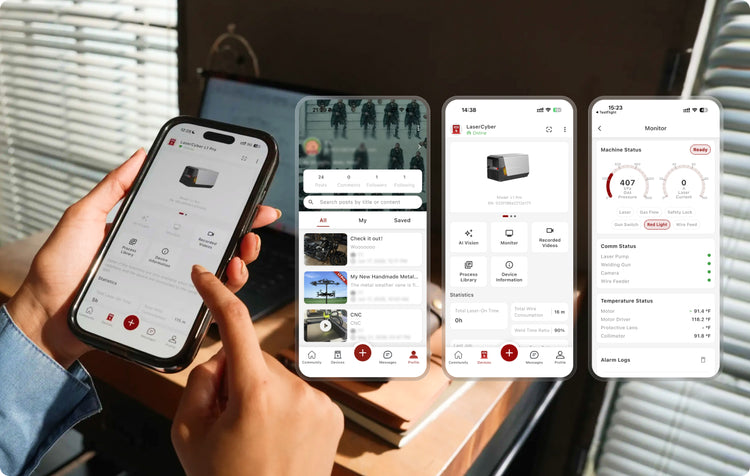 LaserCyber App 
Make Welding Knowledge Repeatable