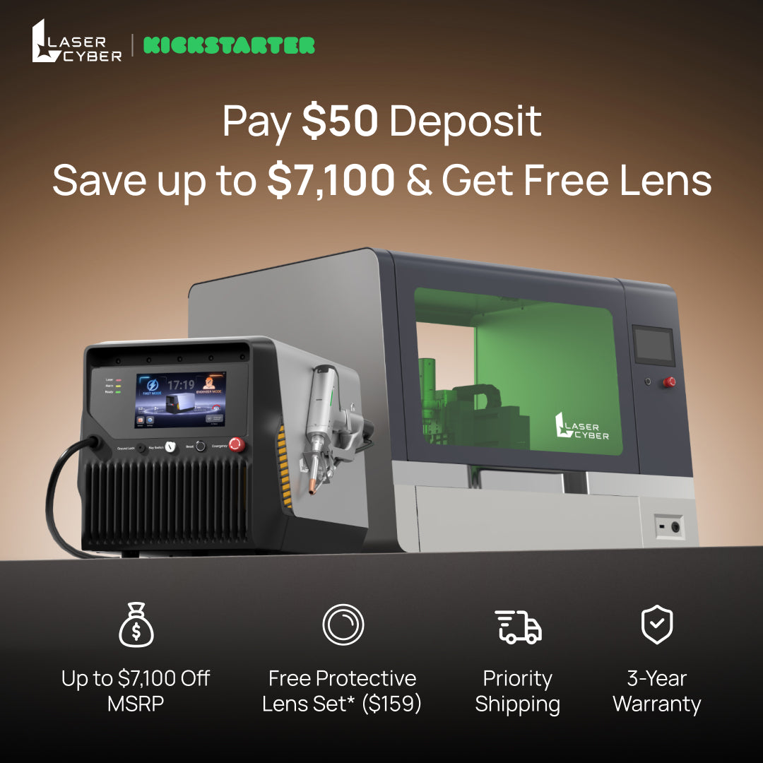 LaserCyber World's 1st AI Vision Laser Welder with CNC Integration Deposit Reservation