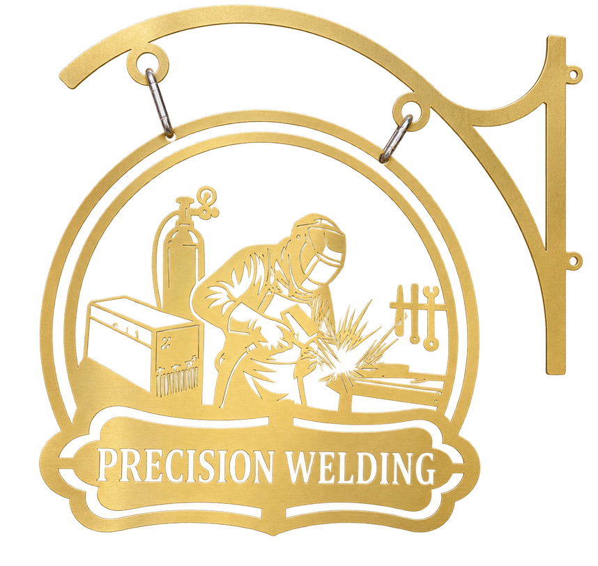 Brass Art Hanging Sign