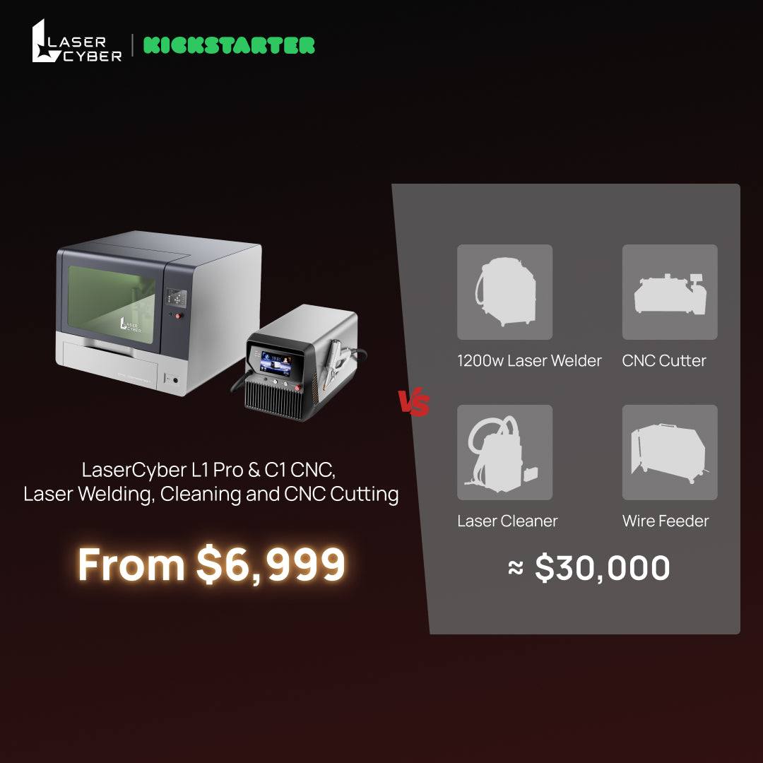 LaserCyber World's 1st AI Vision Laser Welder with CNC Integration Deposit Reservation
