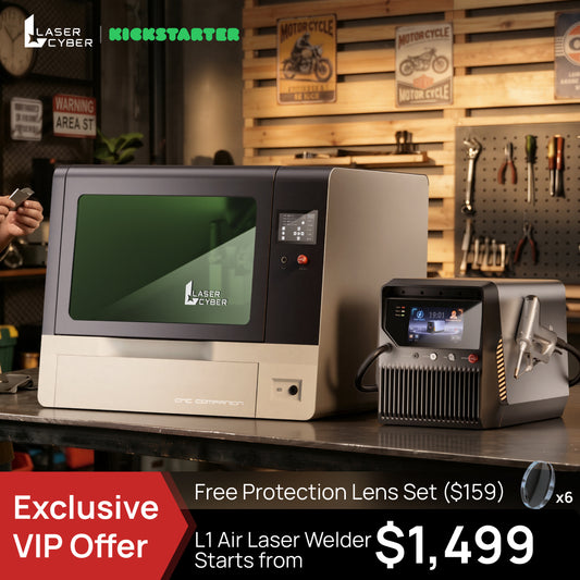 LaserCyber World's first AI Vision Laser Welder with CNC Integration Deposit Reservation